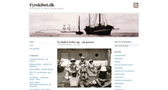 Desktop Screenshot of fyrskibet.dk
